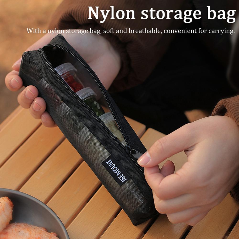 Set Sticle Condimente Camping în Aer Liber, Interconectabile, Portabile, Recipiente Condimente Picnic, Barbecue