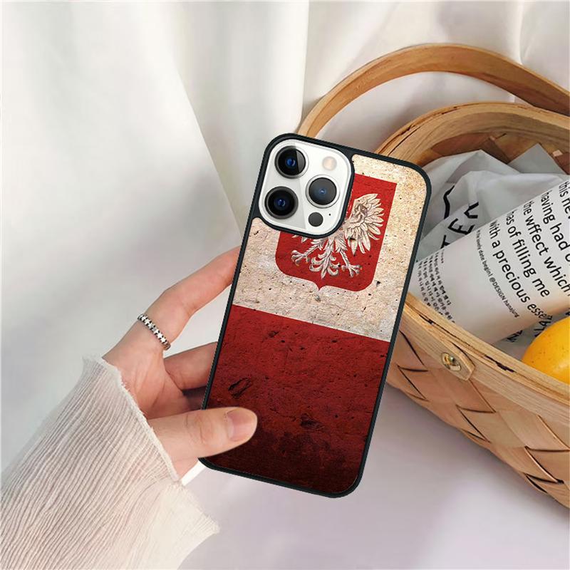Poland Polish Flag Mobile Celular Phone Cases for iPhone 17 Air 16 15 14 12 13 PLUS 11 PRO MAX Coque Fundas Coque