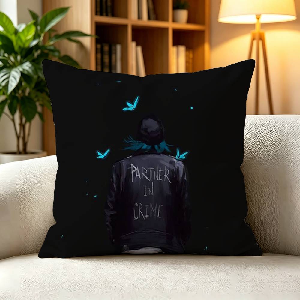CClassic Game Life is Strange Pillow Case Square DoubleSided Sofa Cushion Cover Bedroom Bedside Pillow