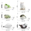 Children's Cognitive Simulation: Wild Animal Models - Rain Frog, Clown Frog, Otter, Seal, Pufferfish, Raccoon, Cat Ornament