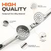 Premium Garlic Press Stainless Steel Garlic Mincer Easy CleanManual Garlic Press Professional Garlic Mincer Grinder Kitchen Tool