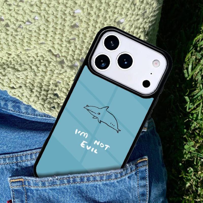 Love Shark soft Phone Case For iPhone 17 AIR 16 Pro Max 15 14 Pro 11 12 13 Shockproof Silicone Cover