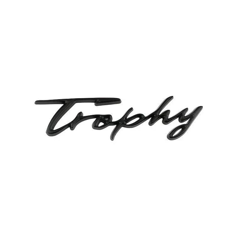 

3D Metal Trophy Letters Rear Trunk Body Decals Badge Emblem Stickers Car Styling Accessories чёрный