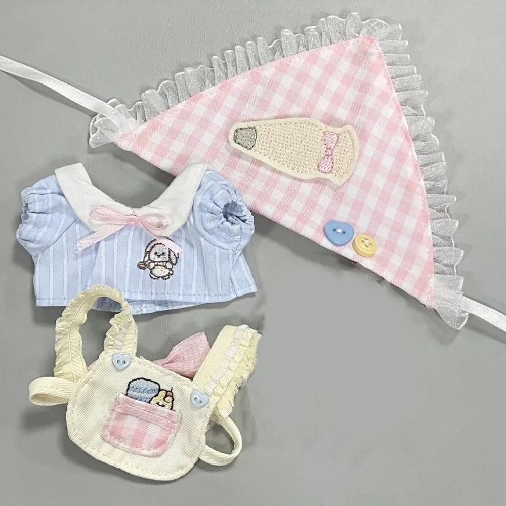 

Фартук 10 см Одежда для хлопковой куклы Головной платок Набор для переодевания куклы Наряд одежды для куклы Детский подарок 1 set