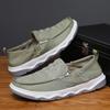 Four Seasons New Men's Low-top Breathable One-Pedal Casual Soft-soled Manual Online Deodorant and Wear-resistant Lightweight Versatile Shoes