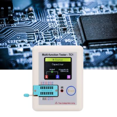 Multifunction Transistor Tester 1.8in TFT Display Screen LCR‑TC1 for Capacitor Diodes