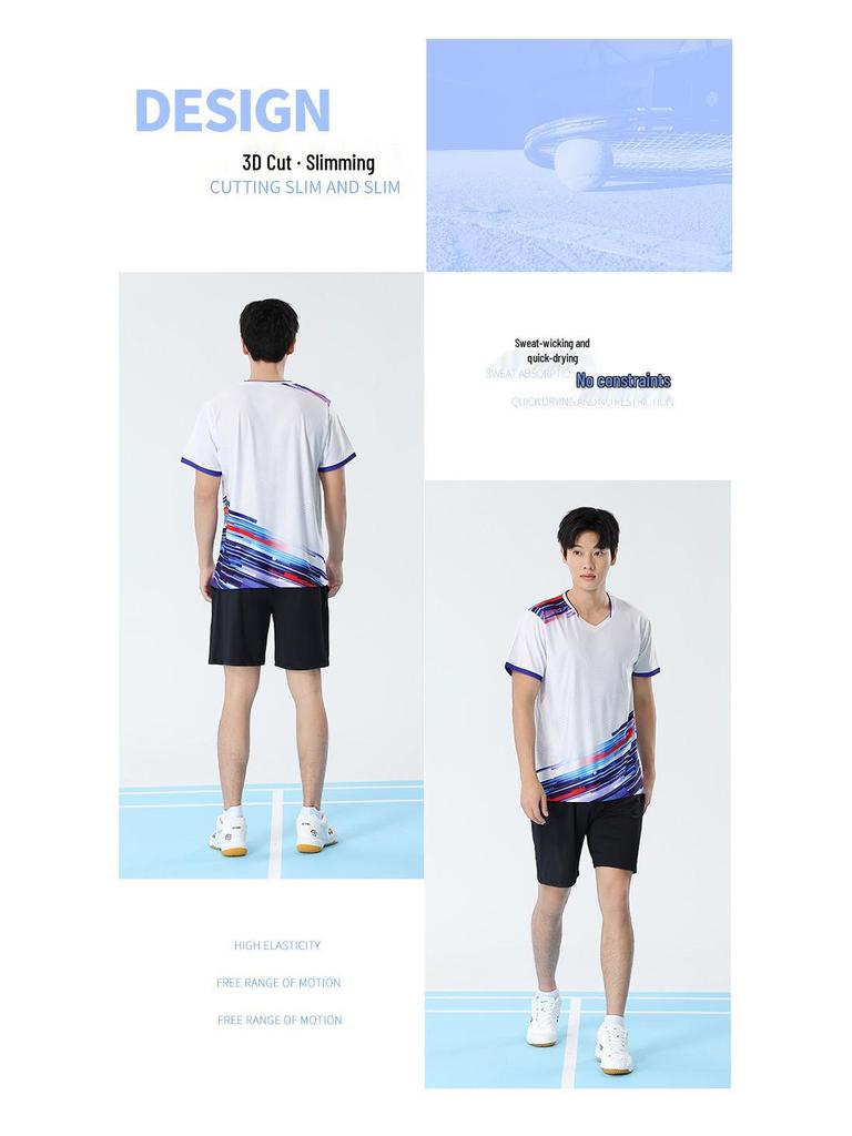 Men's & Women's Quick-Dry Breathable Badminton & Tennis Sportswear Set