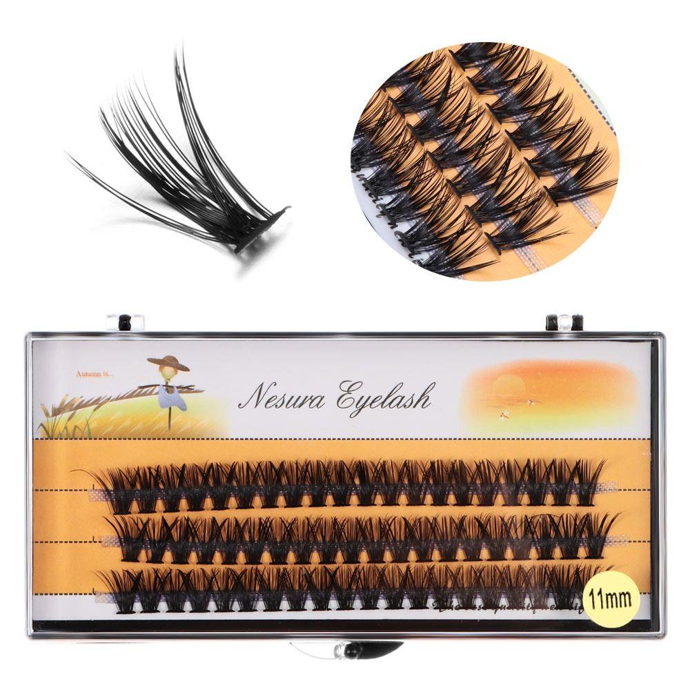 Natural 40D False Eyelashes Individual Lashes  for Beginners Self Application At Home