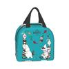 Moomin Lunch Insulated Lunch Soft Cooler for and 13cm Thick x 22cm Wide x 20cm Bag, Insulated, Zippered, Compact, Portable, Bag, Bag, Tote/Eco Bag,