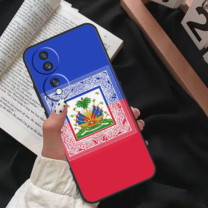 Vintage Haiti Haitian Flag For Honor Magic 7 Lite 6 8 Pro Case For Honor 200 400 50 70 90 X8c X8b X9a X9b X9c X9d Win RT
