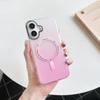 For IPhone 16 Anti Drop and Apple 15 Promax All Inclusive Skin Feel Matte Gradient 14 Magnetic Phone Case