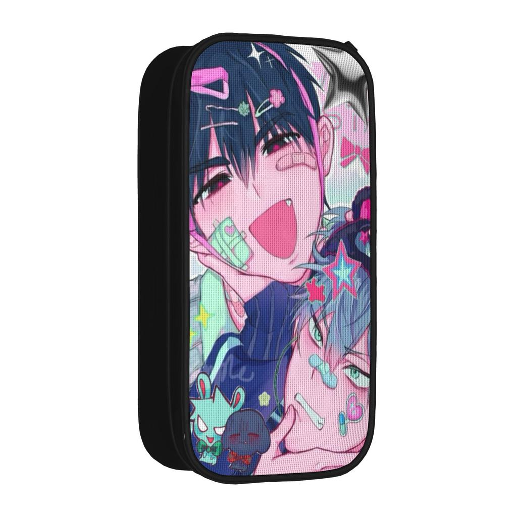 Ivti Alien Stage Anime Pencil Case Luka Ivan Till Mizi Pencilcases Pen Box for Girls Boys Bags School Supplies Gifts Accessories