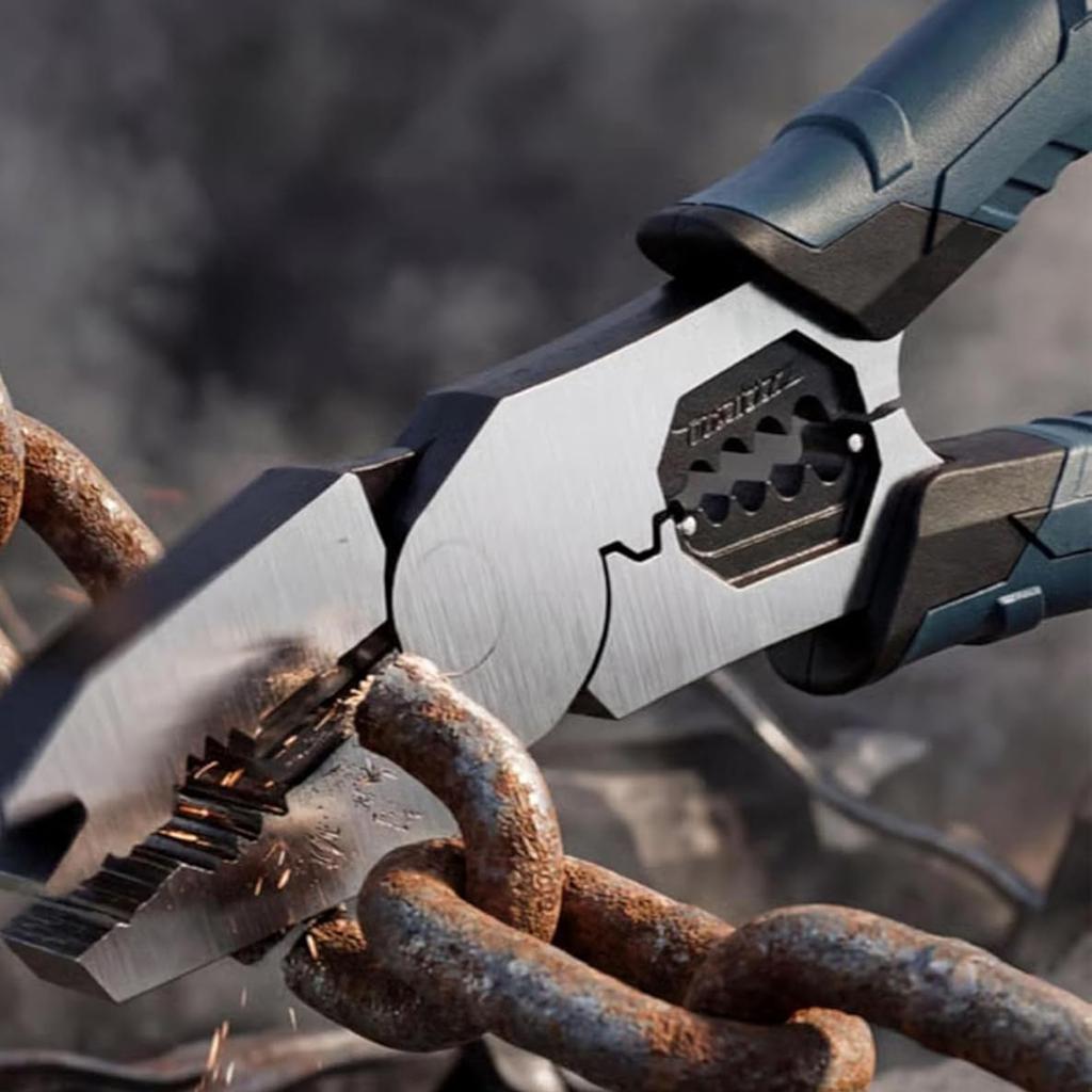 Multifunctional Heavy Duty Cutting Pliers Nail Removal Tool Cable Stripper for Electricians DIY Projects and Cable Repair