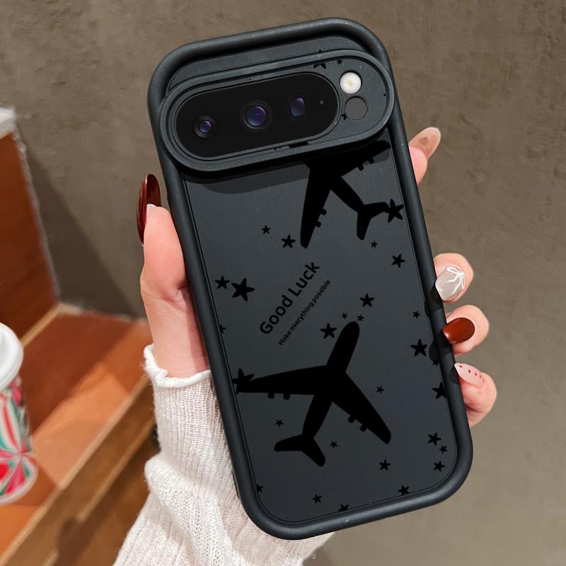 

Airplane Landscape Pattern Phone Case For Google Pixel 8 7 Pro 8A 9 Pro XL Candy Color Soft TPU Silicone Shockproof Cover For Pixel 9 8 7 Pro Google Pixel 10 Pro XL
