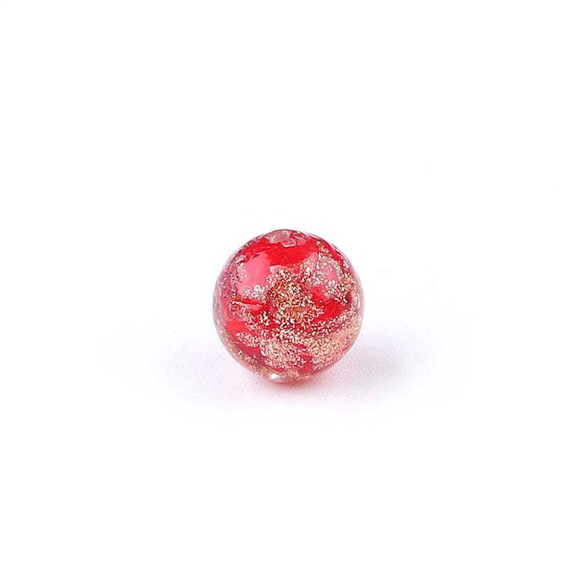 Luminous Gold Crystal Glass Beads for DIY Handmade Jewelry and Bracelets