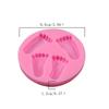 Silicone Mold Footprint Shape DIY Cake Fondant Molds Chocolate Pastry Accessories Decorating Tools