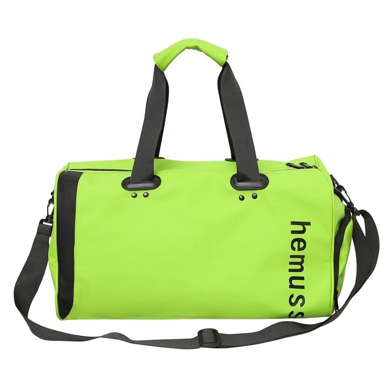 Hand-held travel bag Fashion trendy men's and women's models Go out with shoe compartment Bottom dry and wet separation design Fitness bag