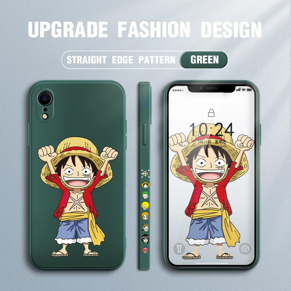 Populární pouzdro na telefon Anime Luffy pro Xiaomi Redmi POCO Mi 11 Lite 5G Note10 Pro Soft Full Protection Square Tekutý silikonový zadní kryt na mobil