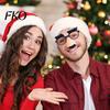 Thick Eyebrow Novelty Glasses Funny Big Nose with Eyebrows And Curly Beard Disguise Eyewear for Costume Parties Halloween Photo Booths Props