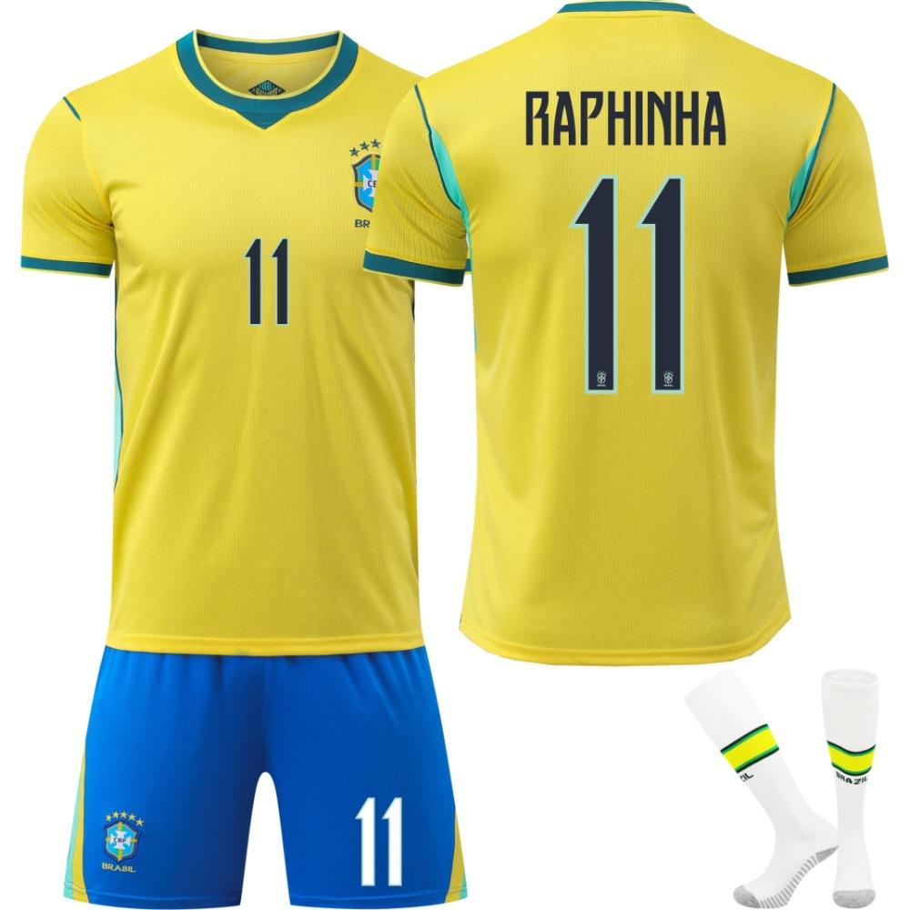 Mistrovství světa 2026 Brazílie Ne. 10 Neymar 7 Vinicius Dětský dres Dospělý set