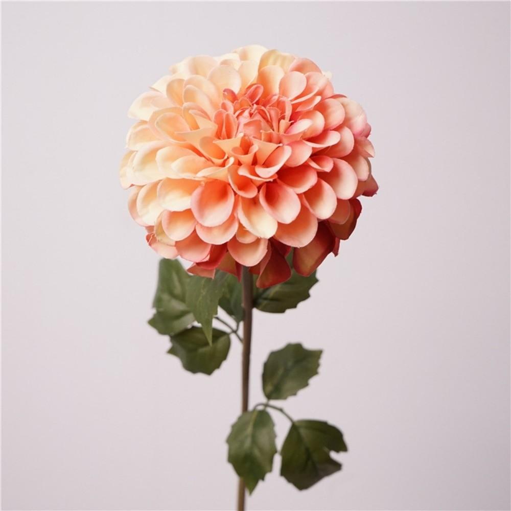 New Silk Artificial Dahlia Flowers Decorative Pink Chrysanthemum Fake Flower Floral Artificial Faux Plants Home Decoration