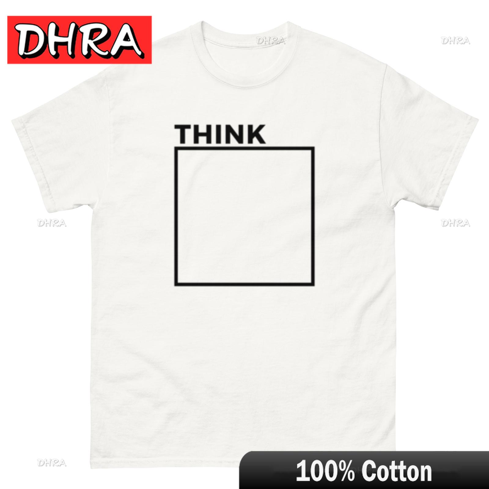 

Think Outside The Box TShirt Break The Mold Aesthetic Fresh Casual Tshirts Creative Bold Minimalist Cotton Wardrobe Essential 4XL