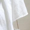 Women's White Hooded Short-Sleeve Loose Fit Slimming Pullover, 2025 Spring/Summer Collection