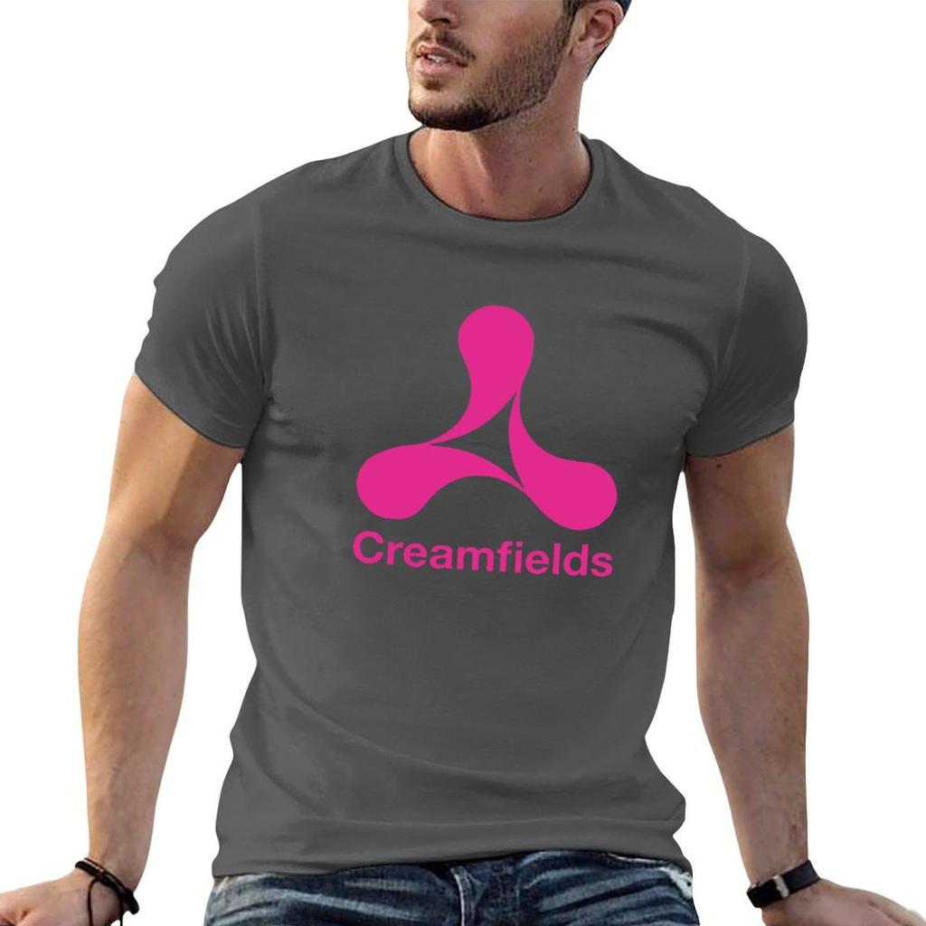 Creamfields Tanz- und Musikfestival T-Shirt T-Shirts Grafik T-Shirt Vintage Neue Ausgabe T-Shirts Herren