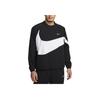Nike Jachetă țesută Sportswear Big Swoosh (Dimensiunea Asia) Imbracaminte stradala barbati negru/alb DX0661-010