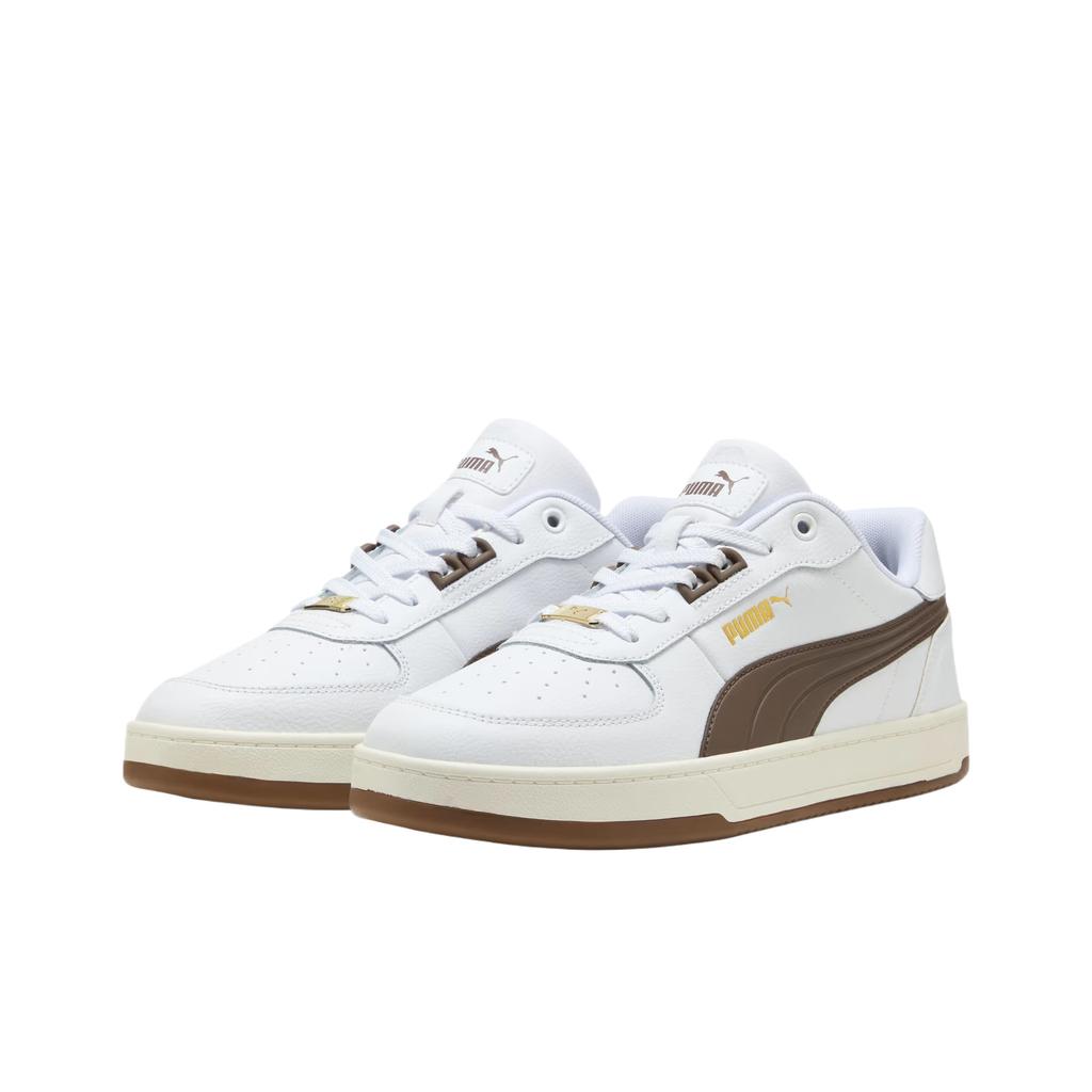 Puma Caven 2.0 Lux White Flat Bronze Gum Men Sneakers 395016-19