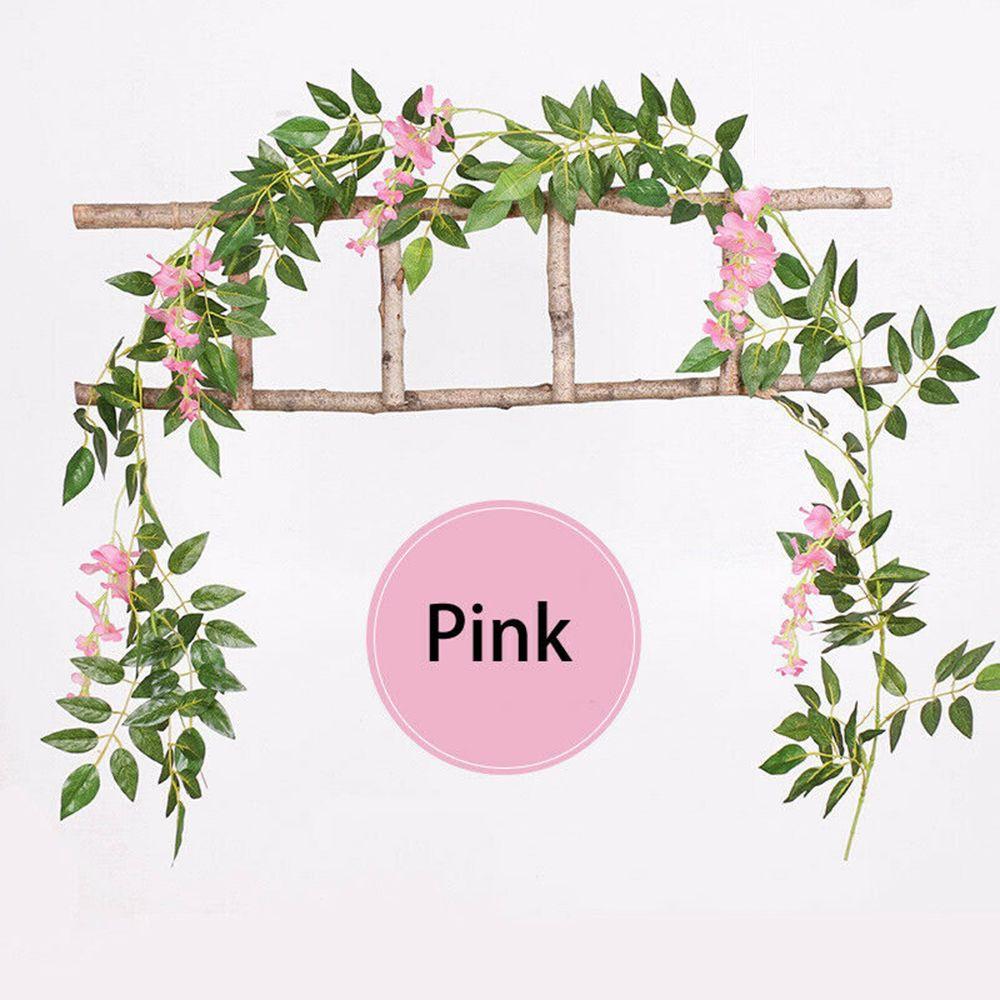 Leaves Wedding Decoration Foliage Trailing Flower Fake Ivy Vine Artificial Flowers Wisteria Plant