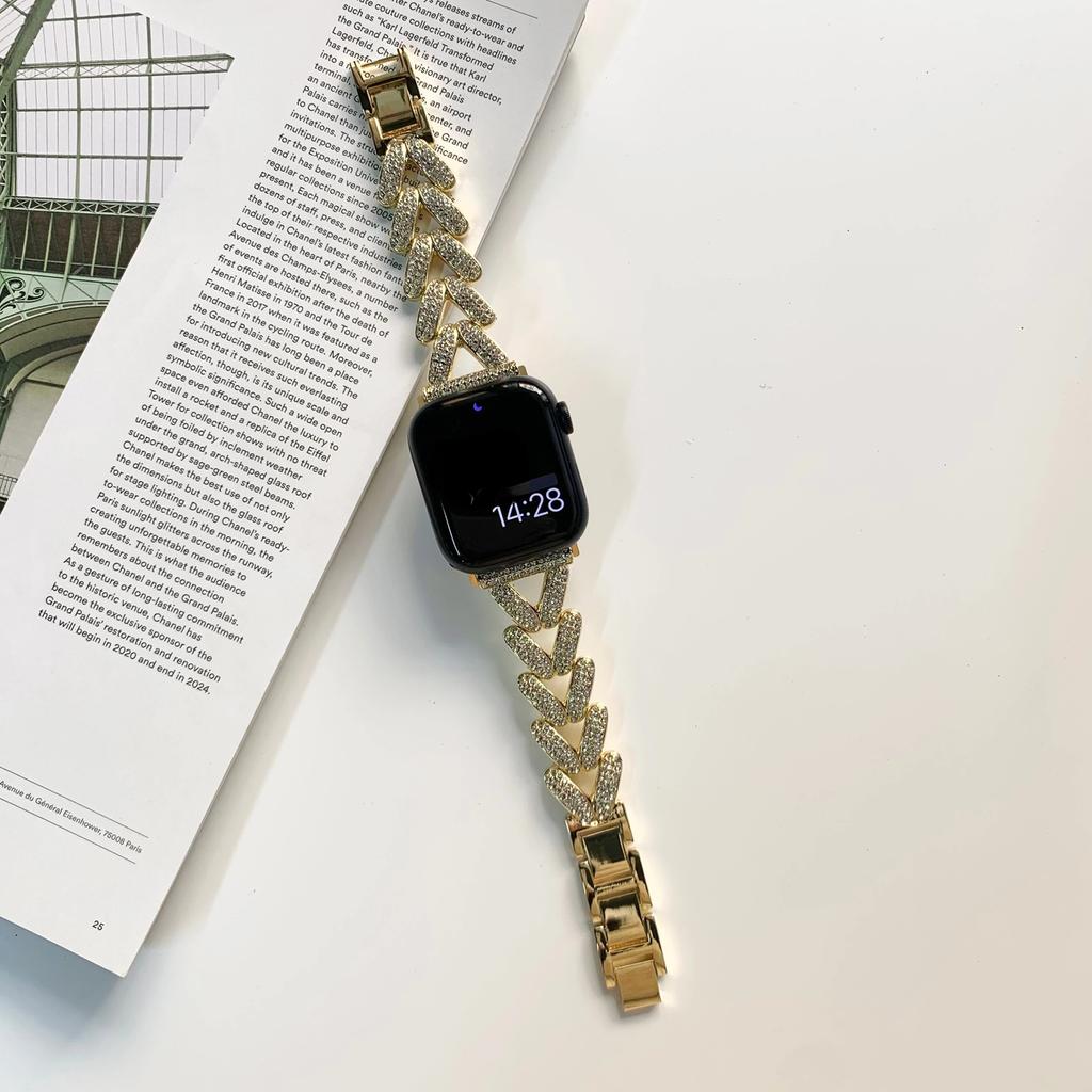 Luxusní náramek z masivní nerezové oceli pro Apple Watch Ultra 49 42 40mm 46 44 41 45mm Řemínek pro iWatch 10 9 8 7 6 SE 5 Dámský pásek