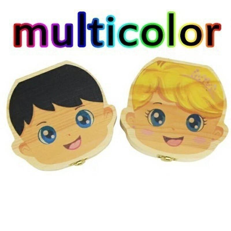 10 Sprachen: Englisch, Niederländisch, Spanisch, Portugal, Französisch, Russland. Baby-Zahnbox aus Holz, Organizer, Milchzähne, Aufbewahrung, Zähne sammeln, Nabelschnur, Gifs speichern