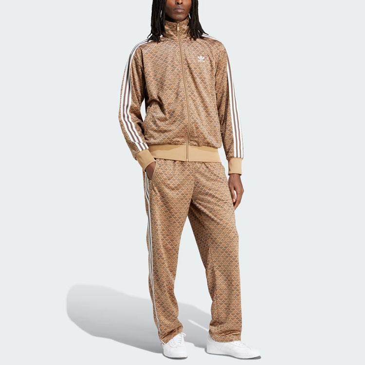 Adidas FireBird Classic Mono Track Pants Earth Strata Men Streetwear IS2922