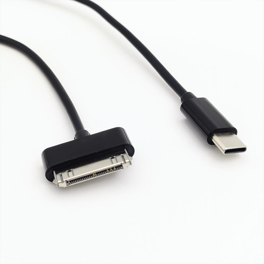 USB Type C to 30Pin Charging Cable for iPod for iPhone 3G/3GS for iPhone 4/4S for iPad 1 for iPad 2 PVC Data Sync Cord
