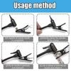 2Pcs Tire Inflator Nozzle Bike Pump Nozzle Multi-Use Connector For Head Bike Pump Head Pump Adapter Bicycle Converter