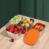 230ML 304 Stainless Steel Snack Container with Silicone Lid Fruit Storage Box  Kids