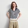 Chuyu Women's Nautical Striped Knit Top