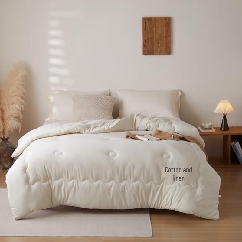 

Red Bean Cotton Linen Quilt