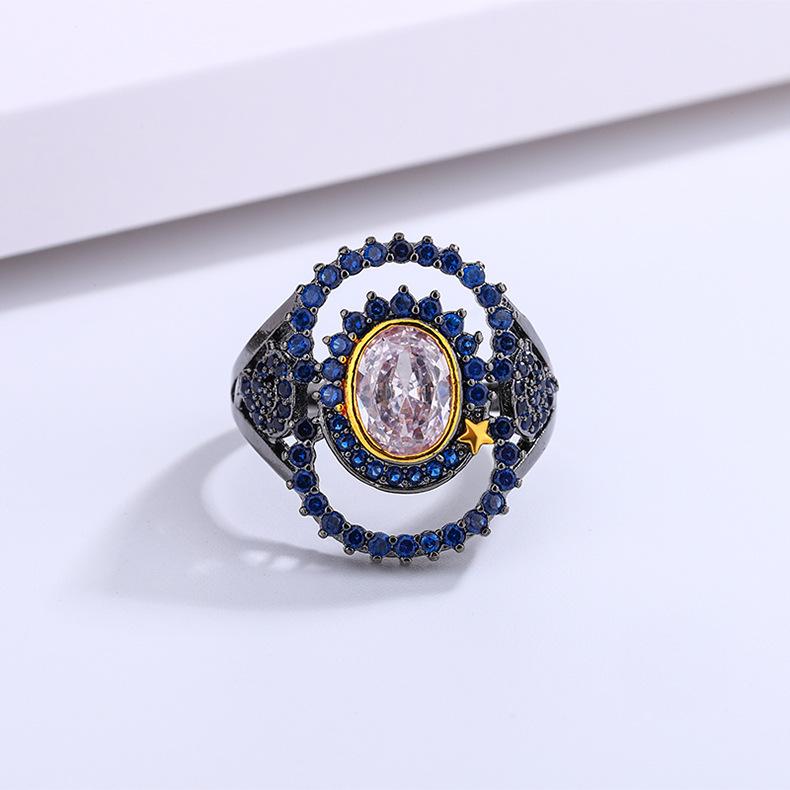 Earrings European and American Style Jewelry Designer New Style Stone Ring