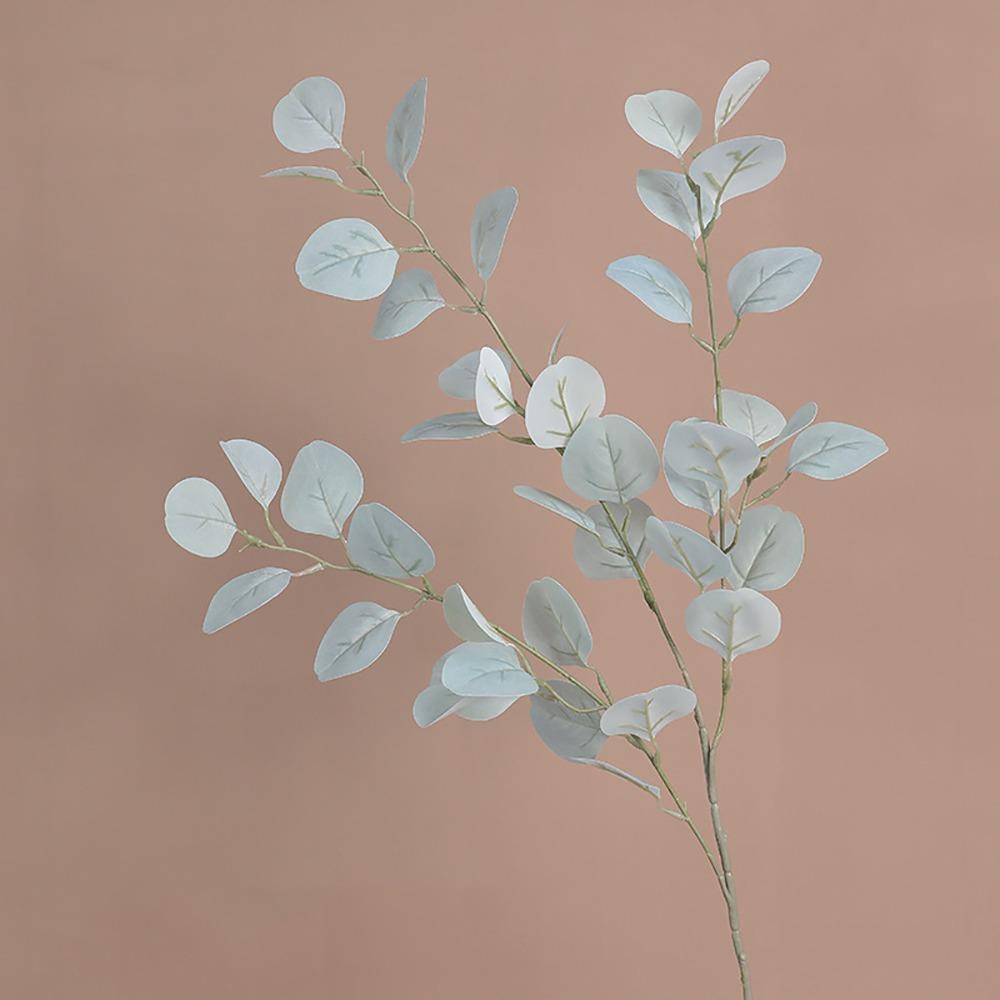 Multicolor Artificial Eucalyptus Stems Bridal Bouquet Photography Prop Simulation Money Leaf Branches Plastic Landscape Making