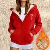 Women's Fashion Casual Sweatshirt Loose Zipper Cardigan Long Sleeve Hooded Jacket