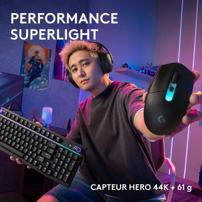 Souris gamer - Sans fil - Logitech G - G305 X Superlight - Lightspeed - Noir