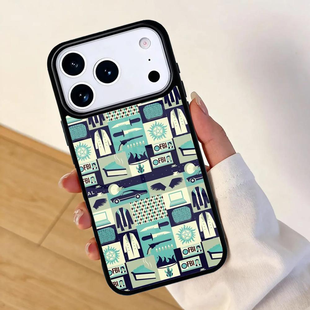 Supernatural tv show Phone Case For Apple iPhone 17 air 16 Pro Max 15 Pro Max 14 13 12 11 Mini Back Cover iPhone 12 mini