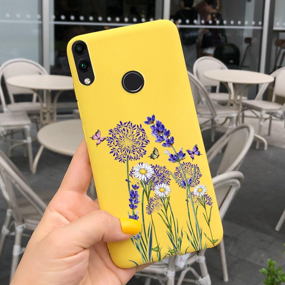 Cute Candy Painted Cover For Huawei Honor 8C Case Honor 8X Soft Silicone Back Cover For Honor 8C 8X Cases Honor8C Honor8X Bumper