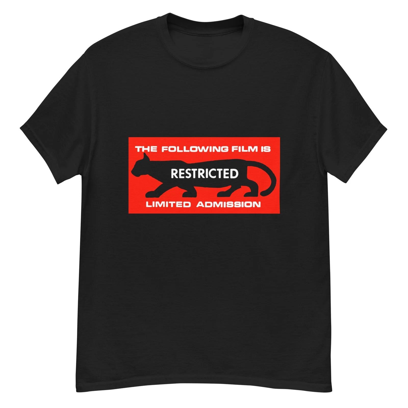 

The Following Film is Restricted movie warning t-shirt 4XL