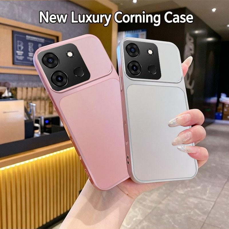 For Tecno Spark Go 2023 Case Tecno Pop 7 Cover Tecno Pop 7 Capa Phone Back Bumper Shockproof TPU Liquid Silicone Soft Fundas