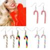 Christmas Crutch Earrings Stylish Ear Accessories Cute Ear Jewelry for Christmas