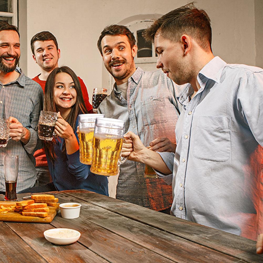 Funny Fake Beer Mug Realistic Beer Mug With Handles Tricky Toys Creative Beer Model Prank Toy For Party Barbecues Holiday