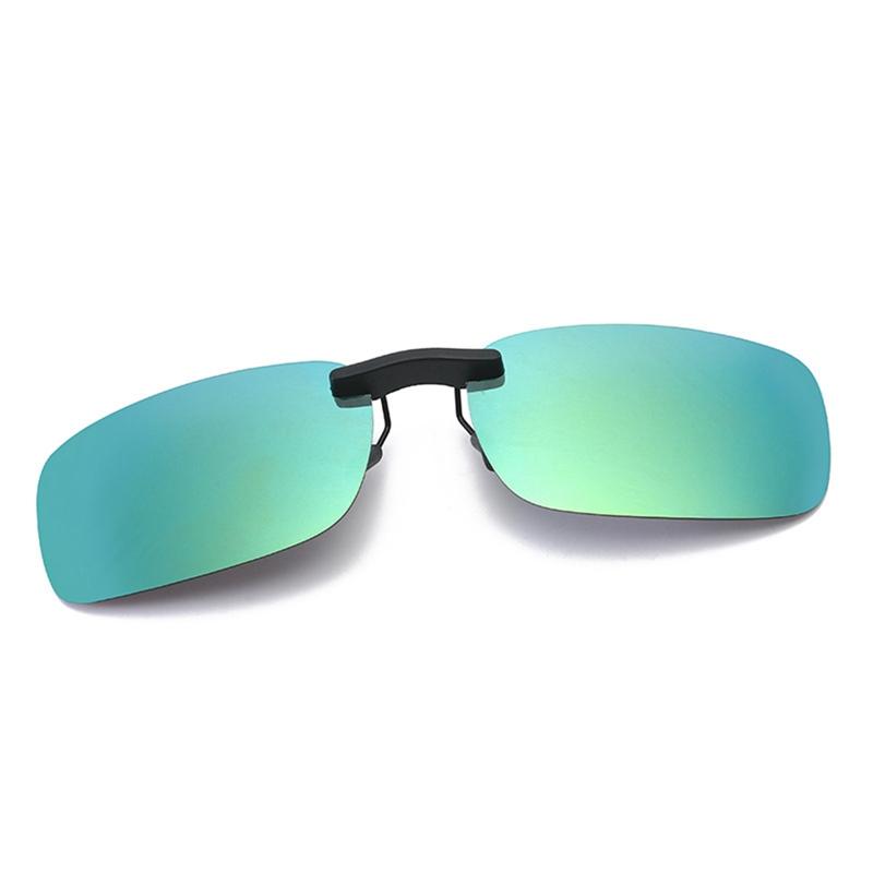 Lunettes de soleil polarisées unisexes, 1 pièce, Clip sur lunettes de conduite, Vision de jour, lentille UV400, Vision nocturne, Clip de lunettes de soleil d'équitation